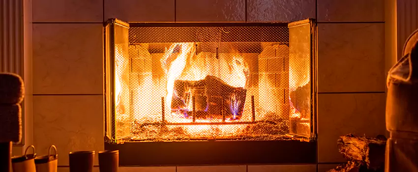 Mendota Hearth Landscape Fireplace Installation in Milledgeville, Georgia